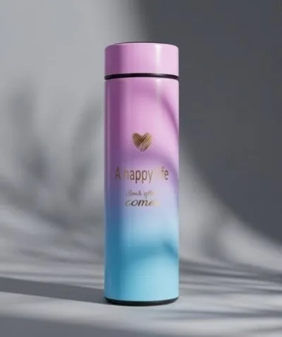 مج حراري (ثيرموس) بتصميم أنيق وألوان متدرجة - A Happy Life