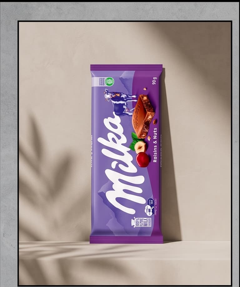 milka raisins & nuts